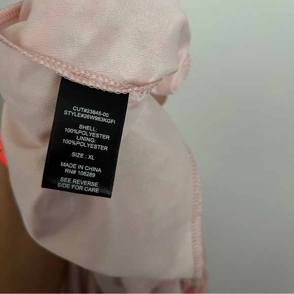 Trixxi Floral Smock Babydoll Pink Dress-Juniors Size XL-NEW WITHOUT TAGS - Picture 9 of 9